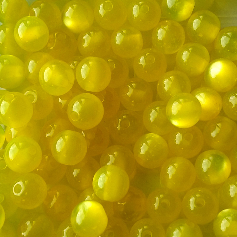 Steelhead Beads Glow Yellow 8mm