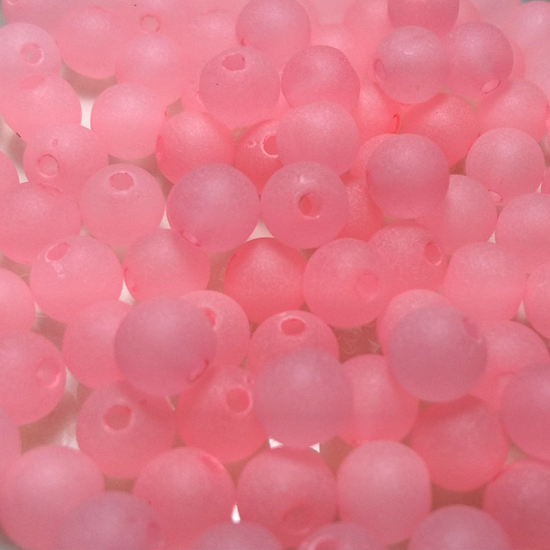 Steelhead Beads Frosted Pink 8mm – Fishing for Steelhead